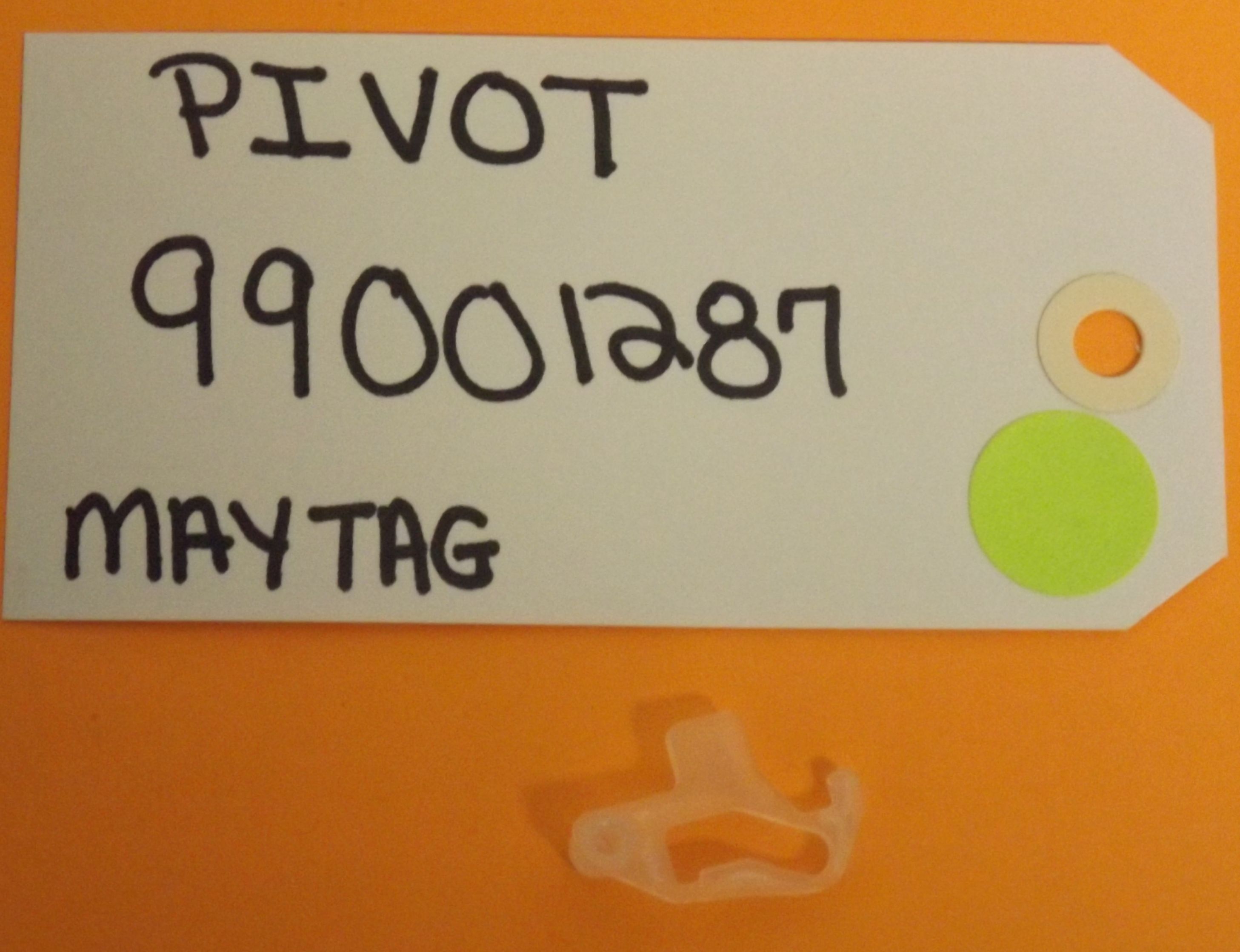 MAYTAG DISHWASHER 99001287 PIVOT (NEW) MAYTAG DISHWASHER 99001287 PIVOT (NEW)
